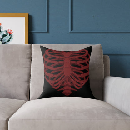 Skeleton Ribcage Decorative Pillow - Unique Home Decor