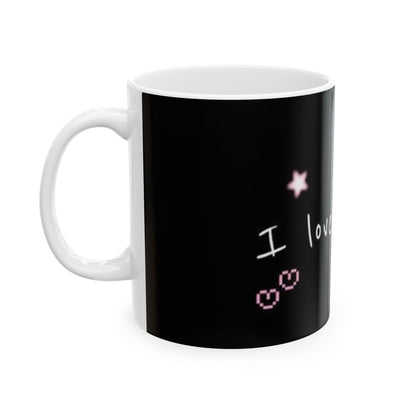 Cute Hello Kitty Love Mug - Ceramic 11oz & 15oz