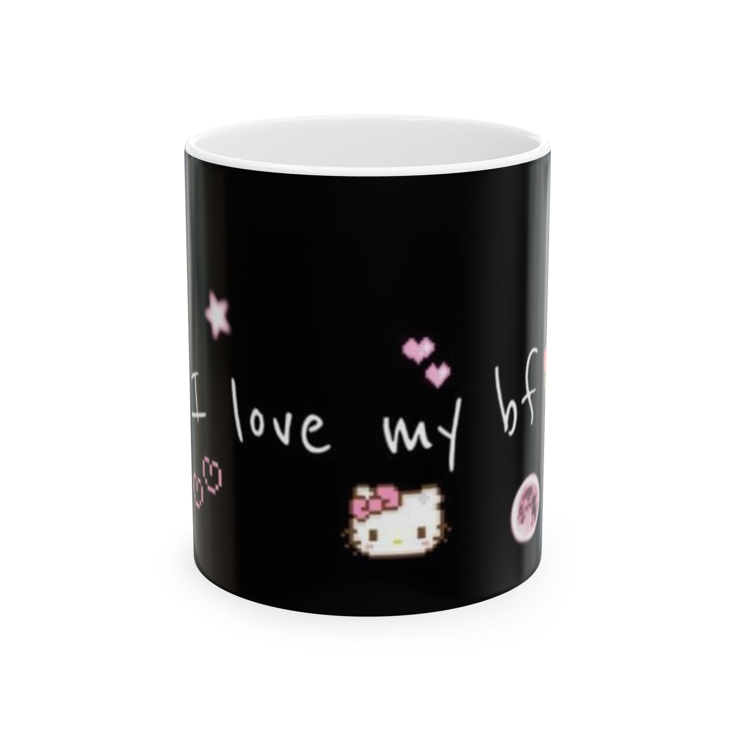 Cute Hello Kitty Love Mug - Ceramic 11oz & 15oz