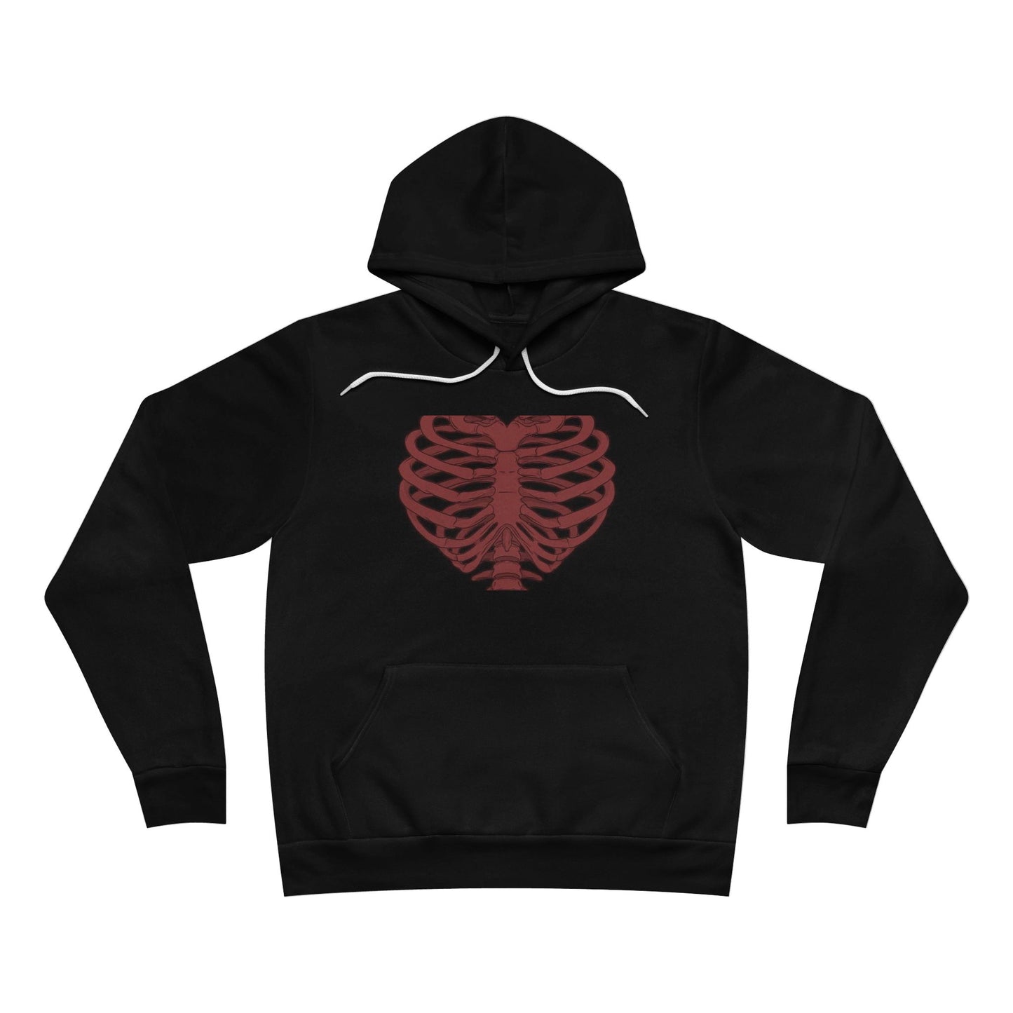 Gothic Ribcage Hoodie - Unisex Sponge Fleece Pullover
