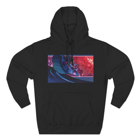 Three-Panel Fleece Hoodie - Stylish and Cozy for Everyday Wear