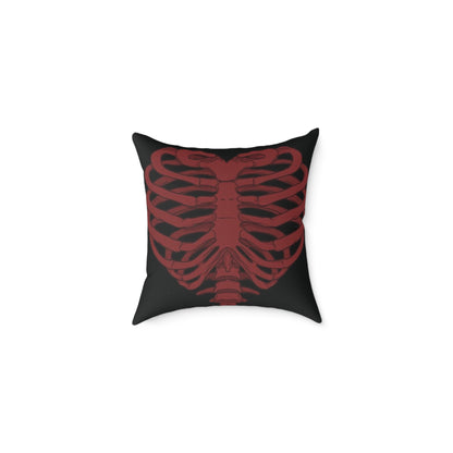 Skeleton Ribcage Decorative Pillow - Unique Home Decor