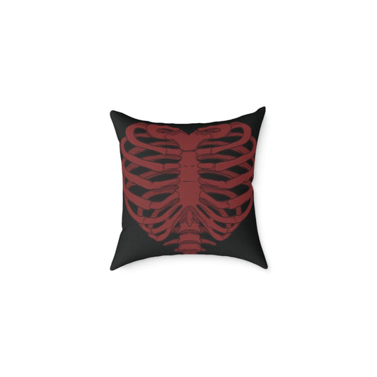 Skeleton Ribcage Decorative Pillow - Unique Home Decor