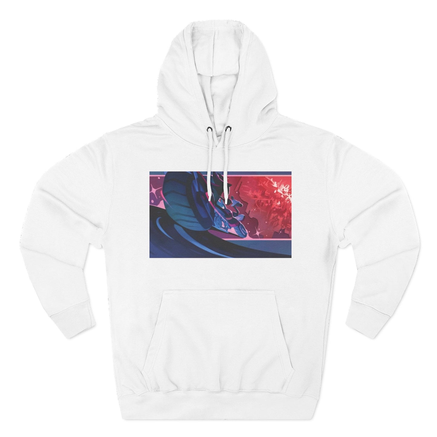 Three-Panel Fleece Hoodie - Stylish and Cozy for Everyday Wear